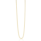 ZINZI zlv. bol collier 80 cm geel verguld