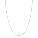 ZINZI zlv. collier met gedraaide schakels 45cm