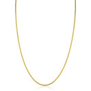 ZINZI zlv. slangen collier gg.verg. rond 1.7mm