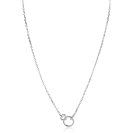 ZINZI zlv. collier verbonden rond/hart/oog met zirc.