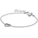 ZINZI zlv. armband met bewerkt open hartje