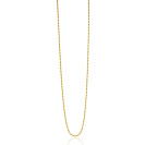 ZINZI zlv. bol collier 70 cm geel verguld