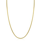 ZINZI zlv. slangen collier gg.verg.rond 2mm 42+3cm
