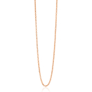 ZINZI zlv. jasseron collier 80 cm rosé verguld