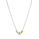 ZINZI Silber Fantasiekette mit verbundenen Infinity-Zeichen, 42-45 cm ZIC2649