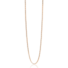 ZINZI zlv. gourmet collier 80 cm rosé verguld
