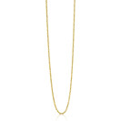 80cm ZINZI silberne Anker Kette gelbvergoldet ZILC-A80G