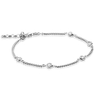 ZINZI Silberarmband Gourmet-Glieder mit weißen runden Zirkonias ZIA2263