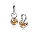 ZINZI zlv.oorbedels birthstones citrien cz
