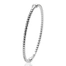 ZINZI zlv. bangle armband bolletjes 3mm