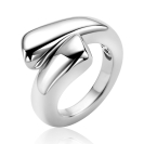 ZINZI zlv. ring slagmodel sierlijke vorm mt.62