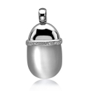 Zinzi silberner Anhänger grau ZIH794G