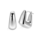 ZINZI zlv. oorringen scheve rechthoek breed