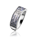 ZINZI silberner Ring blau ZIR1165B