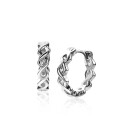 ZINZI silberne Ohrringe 13mm Infinity Form Luxus Verschluss ZIO1265