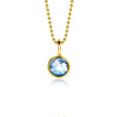 ZINZI zlv. hanger december topaas cz