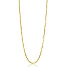 ZINZI GOLD gourmet lengtecollier 1mm 42cm