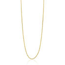 ZINZI GOLD gourmet lengtecollier 0,8mm 45cm