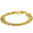 ZINZI zlv. rolex-style armband geel verguld 8mm