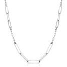 ZINZI zlv.collier fantasie paperclip 45cm