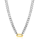 ZINZI zlv. collier gourmet met gg.sluiting 6mm 42cm
