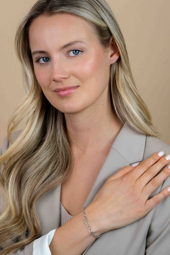 Zinzi silberner Charm Armband 19cm CH-A3