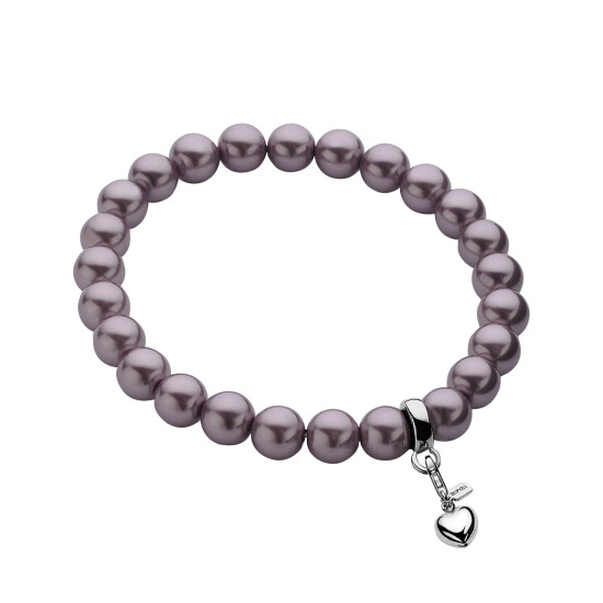Zinzi Charms StretchArmband one-size violette Perle CH-A20P