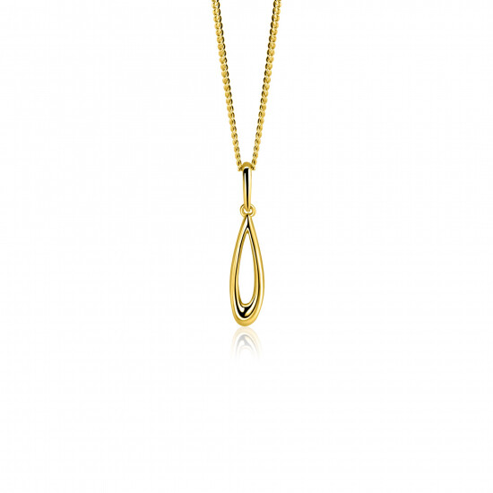 ZINZI GOLD hanger ovaal open