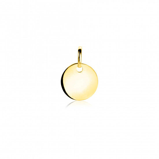 ZINZI GOLD hanger rond glad 10mm
