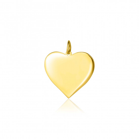 ZINZI GOLD hanger hart glad 14mm