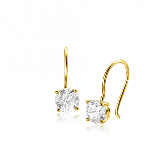 ZINZI GOLD oorhanger met zirconia