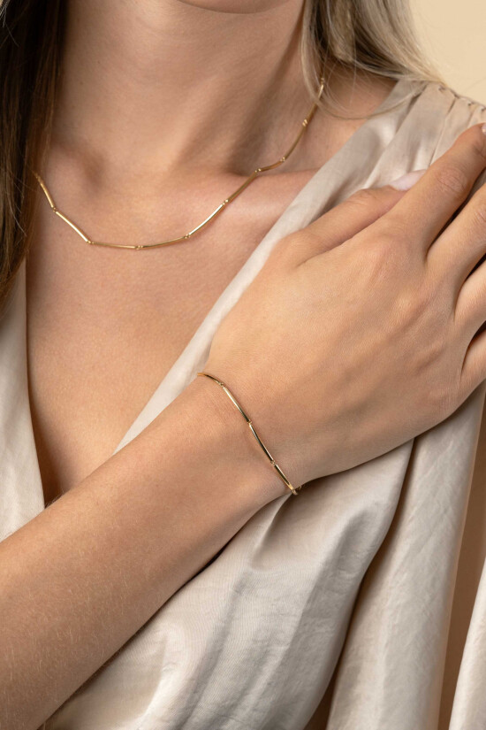 ZINZI GOLD armband staafjes