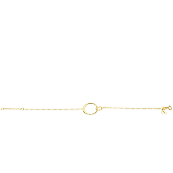 ZINZI GOLD armband verbonden 2 rondjes