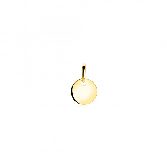 ZINZI GOLD hanger rond glad 8mm