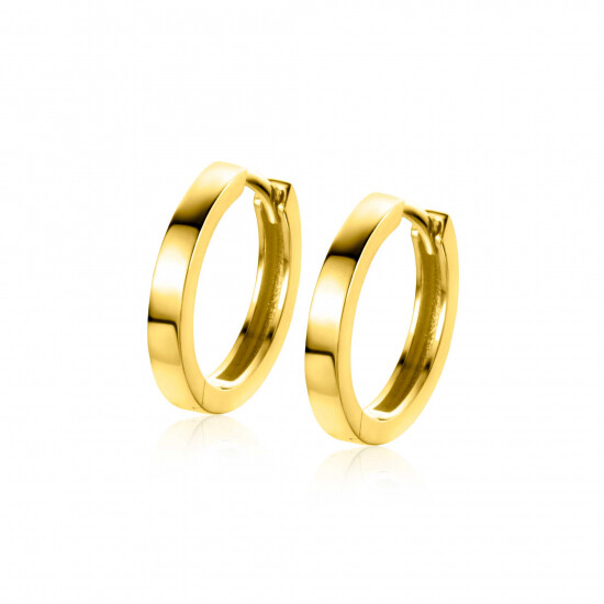 ZINZI GOLD klapcreolen 15,3 x 2,2mm