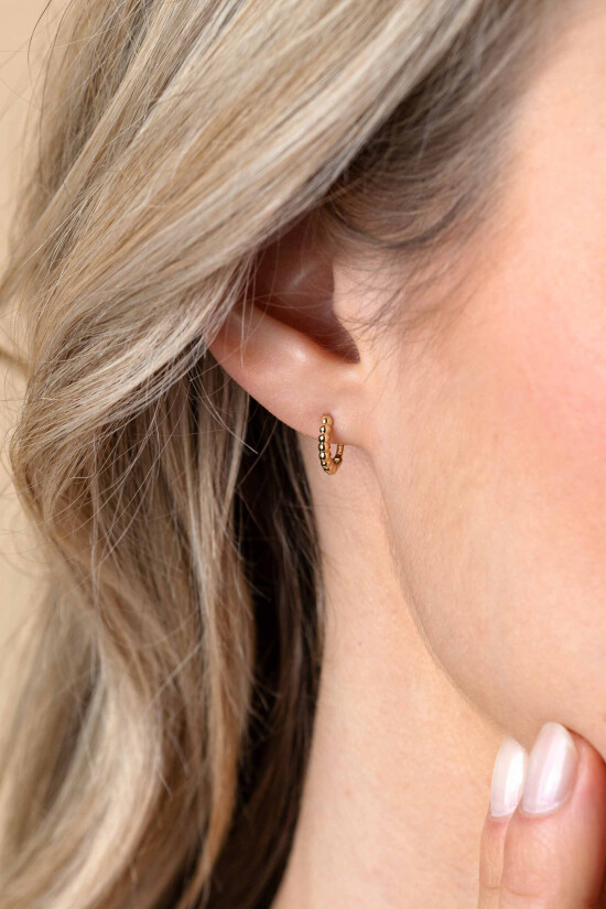 ZINZI GOLD creolen bolletjes 10x1.7mm