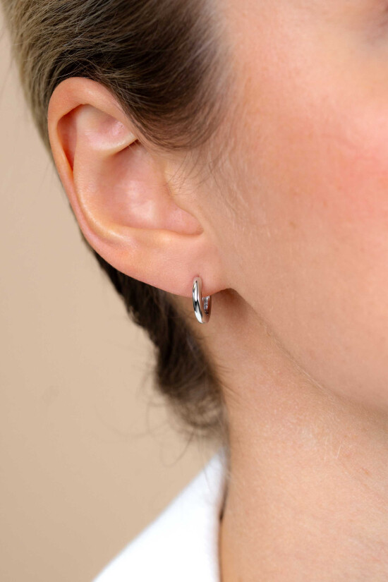 Zinzi silberne Kreolen 12 x 2mm ZIO194