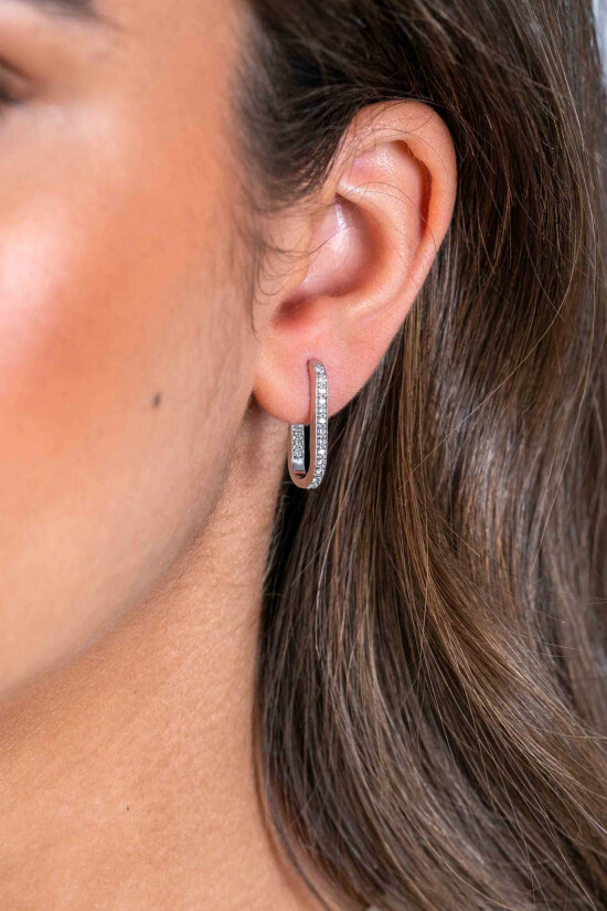 ZINZI zlv. oorstekers rechthoek zirconia's 20x2.5mm