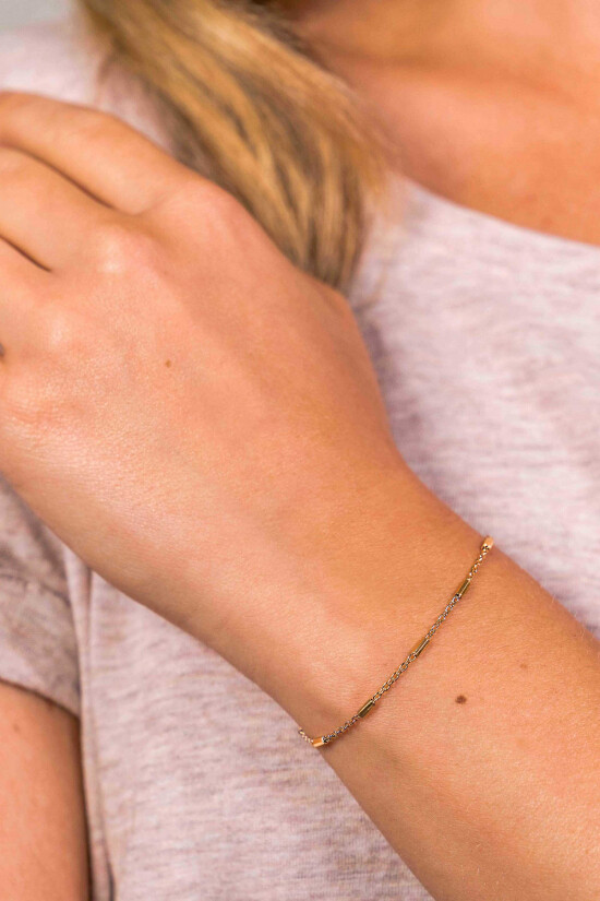 ZINZI silbernes Fantasie Armband gelb vergoldet 17-20cm ZIA1648G