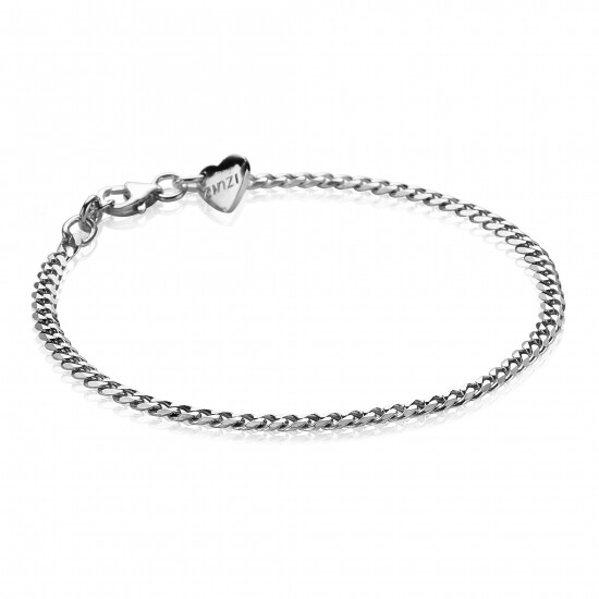 ZINZI silbernes Armband 3mm Gourmet ZIA1418