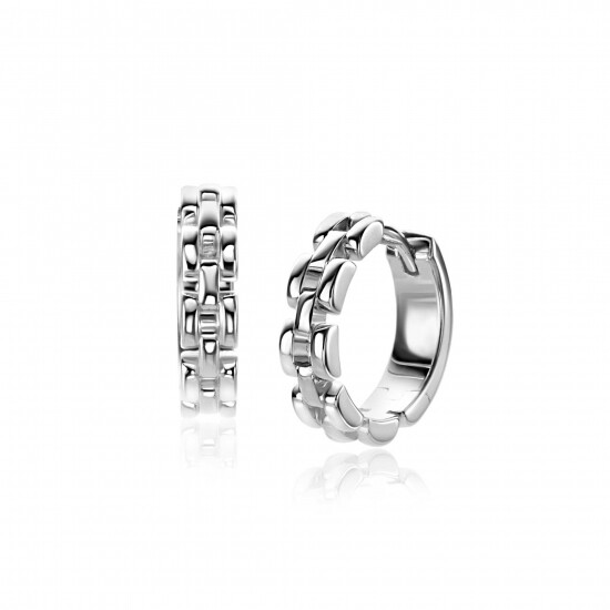 ZINZI zlv. oorringen rolex-style 16.5x4mm