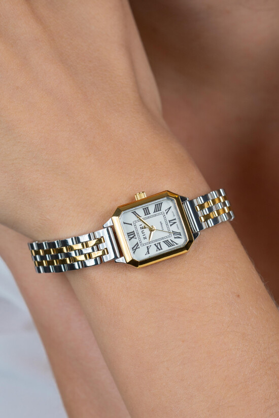 Zinzi Vintage horloge 24mm witte w.plaat bic. st.band