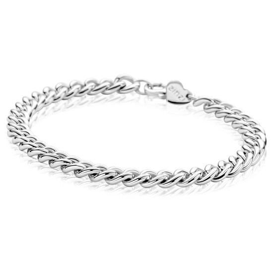 ZINZI zlv. armband gourmet massief 6.3mm