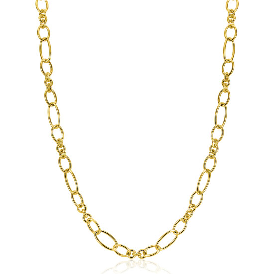 ZINZI zlv. collier geel verguld