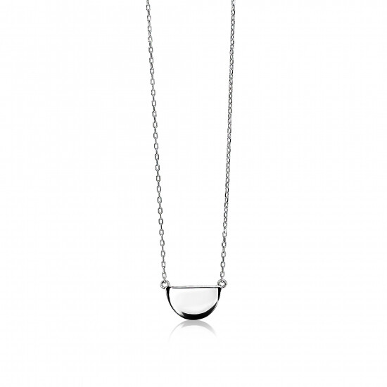 ZINZI silberne Kette Halbmond 40-42cm ZIC1394