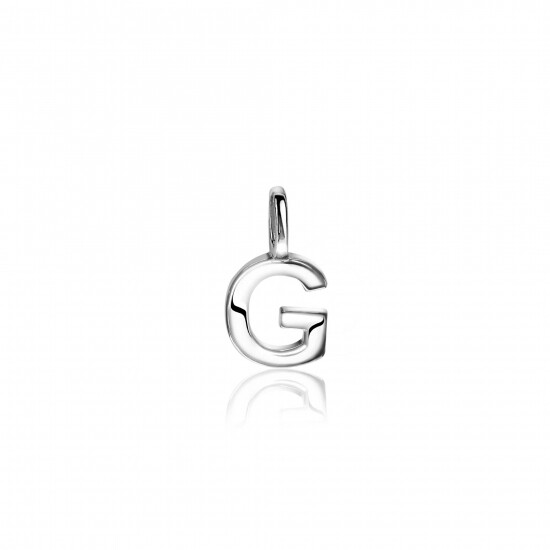 ZINZI silberner Buchstaben Anhänger G ZIH2140G