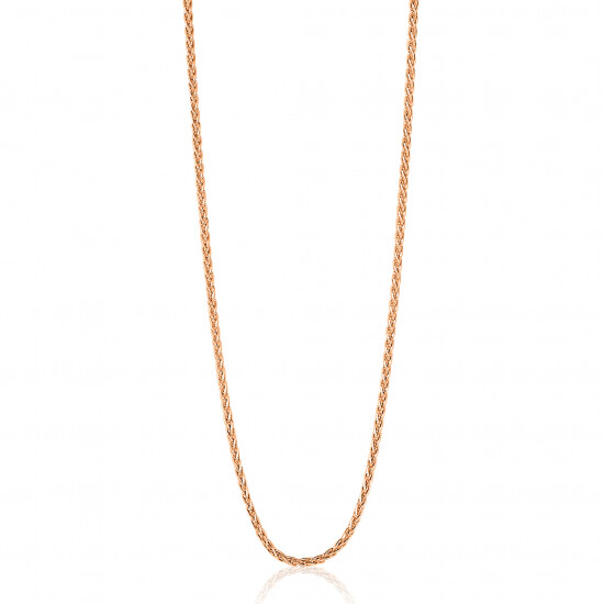 ZINZI zlv. palmier collier 70 cm rosé verguld