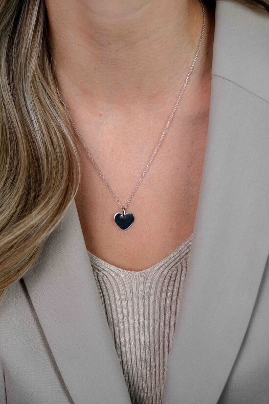 15mm ZINZI Silberner Anhänger in Herzform, glatt, für Gravur ZIH2346-15 (ohne Kette)