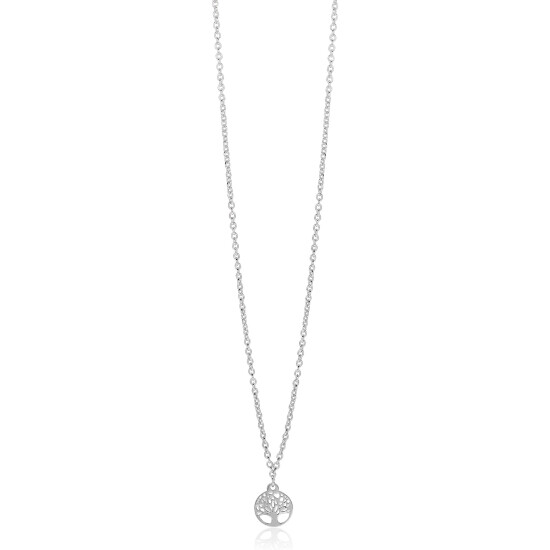 ZINZI zlv. collier met bedel levensboom