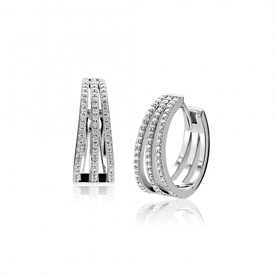 ZINZI zlv. klapcreolen multilook 3 banen zirc. 18mm